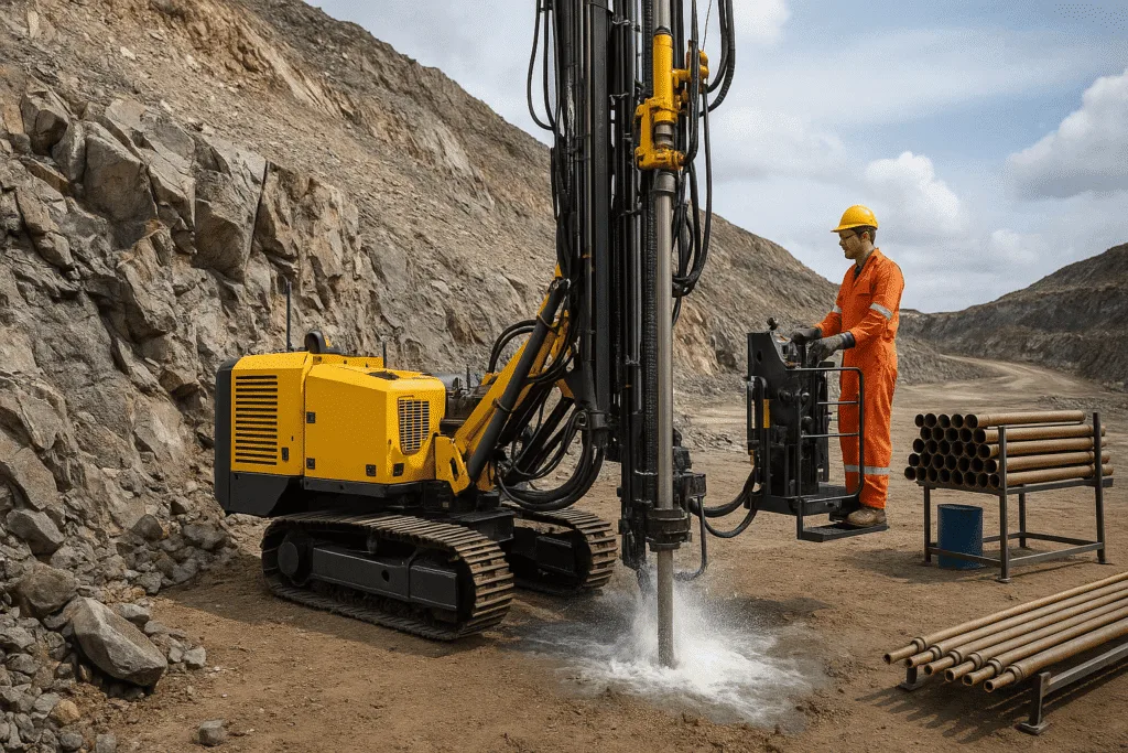 Sondagem Rotativa em Rocha: Tecnologia e Vantagens para Obras em Terrenos Rochosos