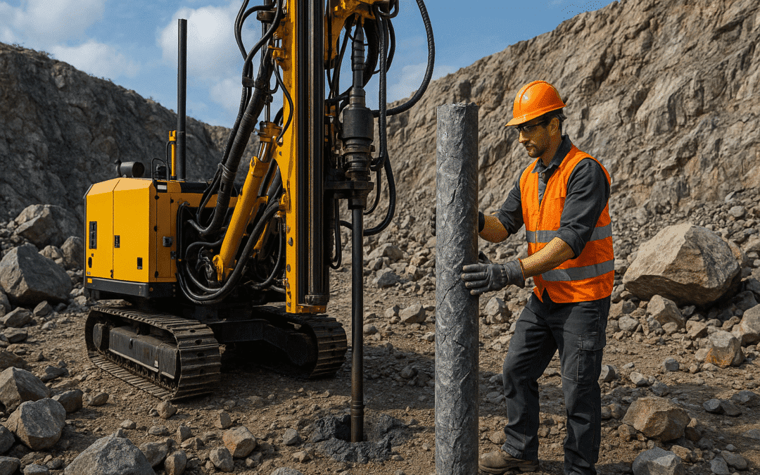 Sondagem Rotativa em Rocha: Entenda Como Funciona, Aplicações e Importância na Engenharia